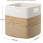 4 Cubos Almacenamiento 11x10.5" Jacinto Agua con Asas