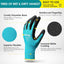 Guantes jardín antideslizantes elásticos azul S/M/L