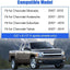 4 Tapas Rueda Aluminio Pulido para Chevy Silverado 07-14