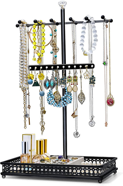 Soporte joyas 15.6pulg para pulseras collares aretes anillos mujer