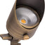 Foco LED latón 12V 6W bronce blanco cálido para exteriores