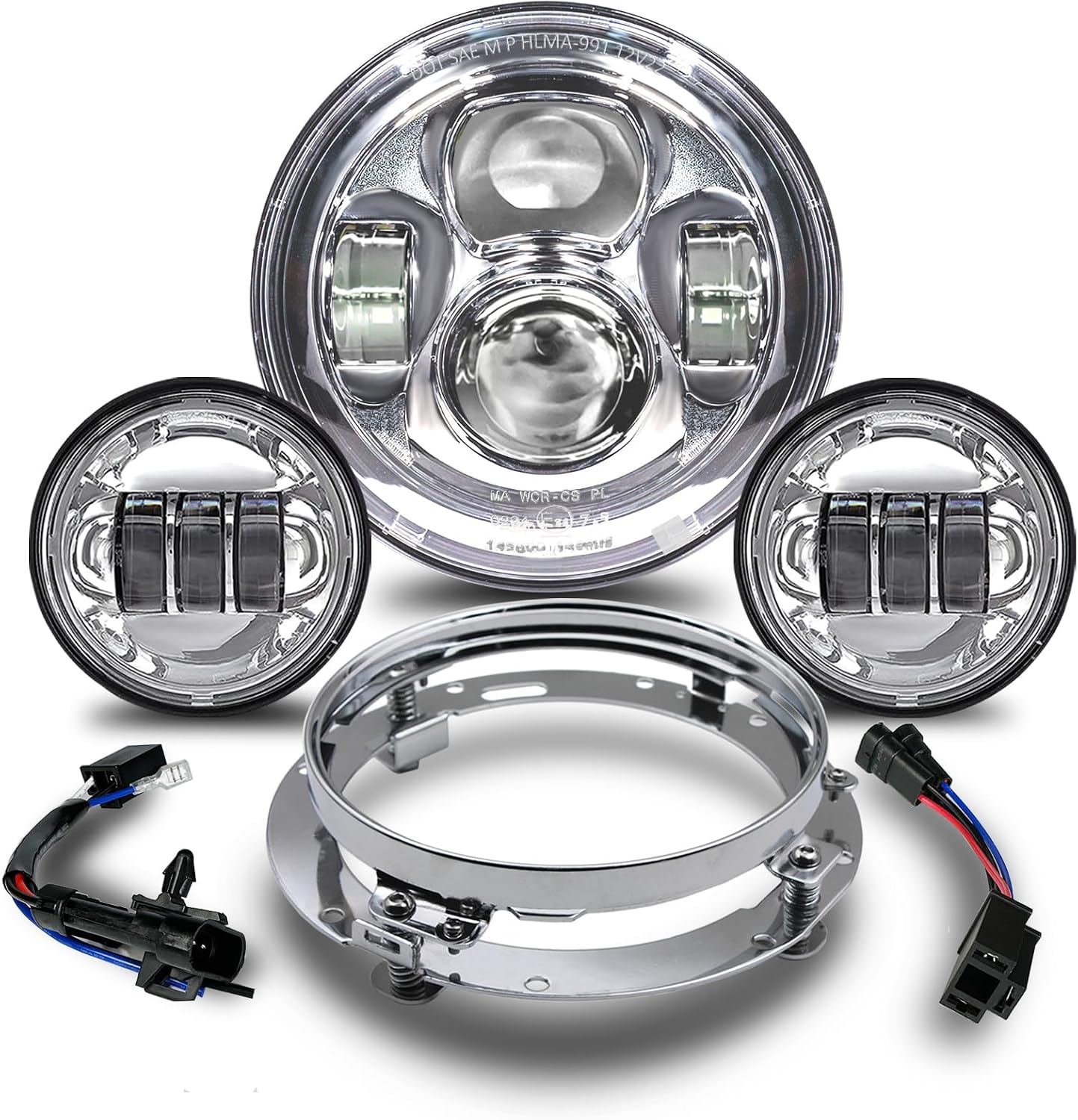 Faro LED motocicleta luces antiniebla comp Davidson