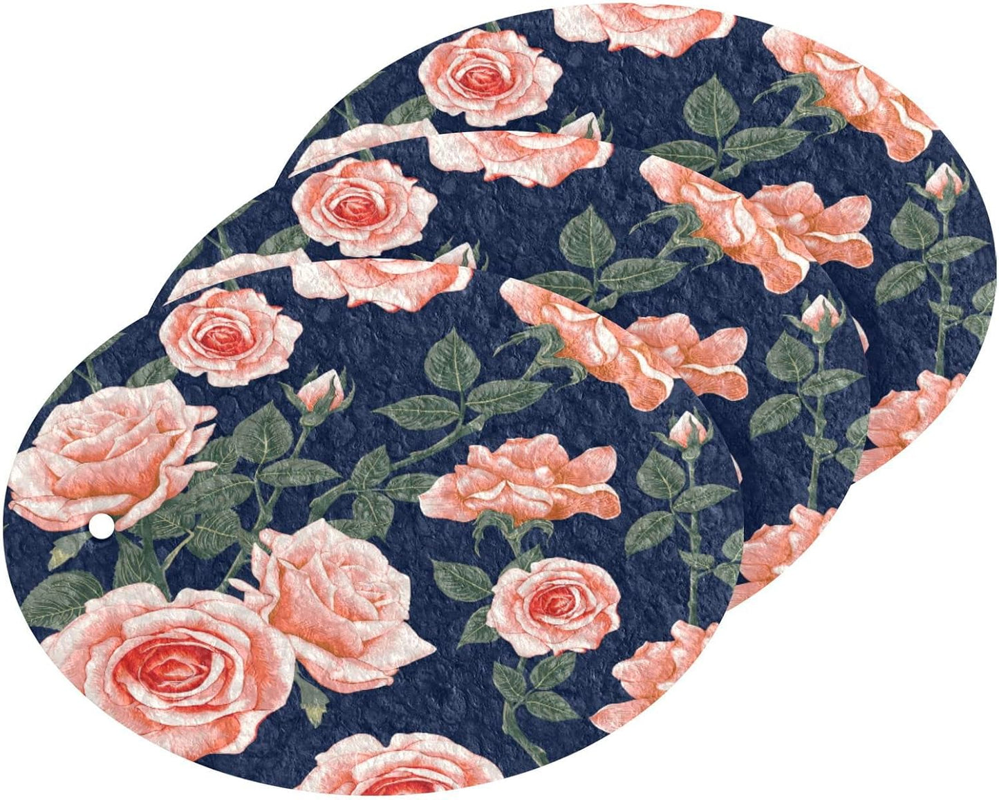 Esponjas cocina floral antiarañazos paquete 3