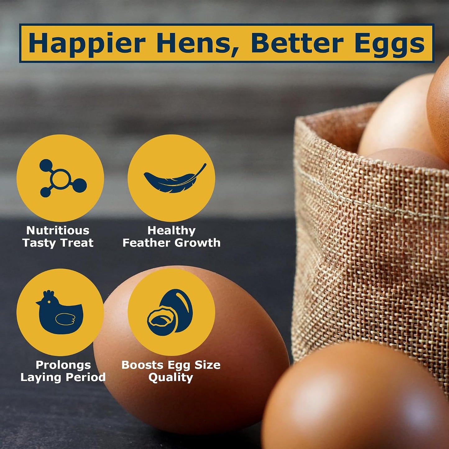 Alimento para gallinas ponedoras larvas secas 10lb