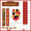 Kit 25 Pzas Decoración Fiesta Cine Letrero Alfombra Roja
