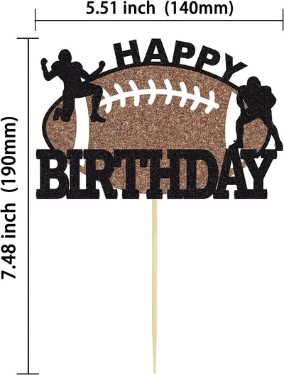 Decoración pastel fútbol americano temática deportiva