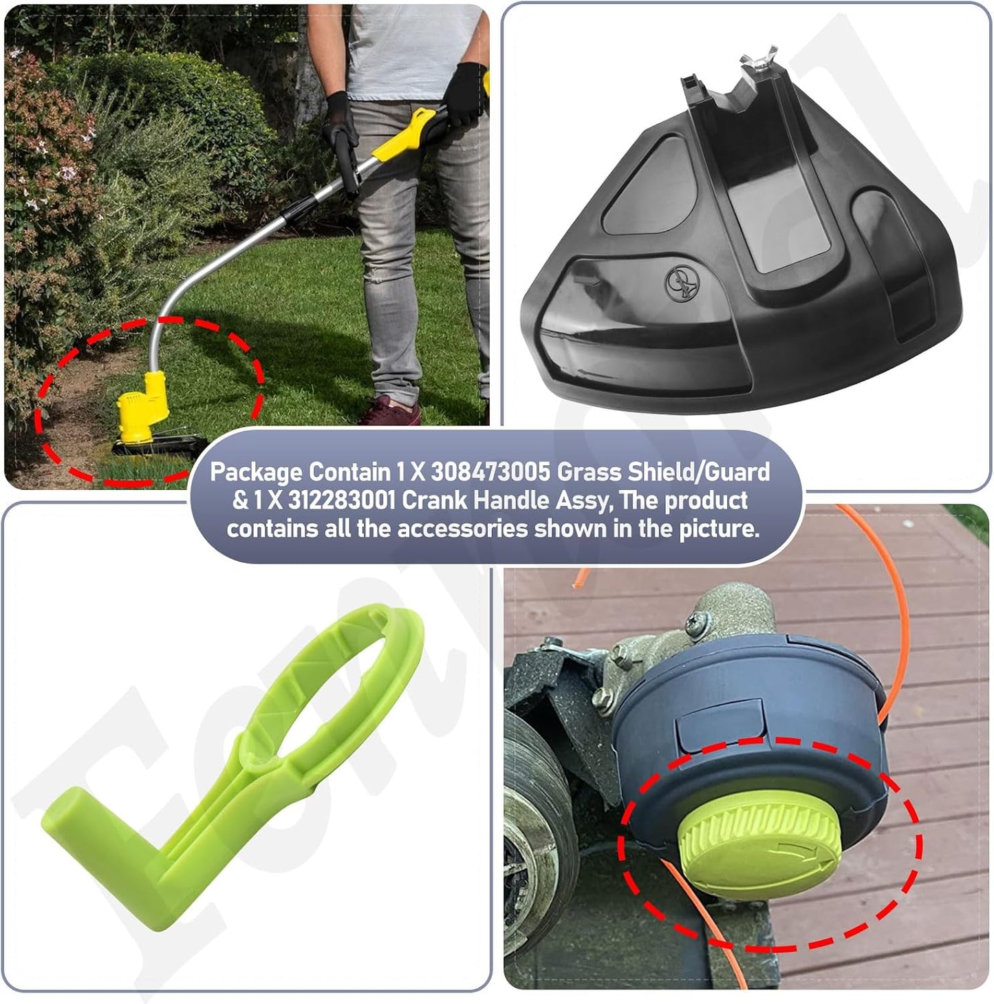 Protector césped comp Ryobi RY253SS UT33650B P2009