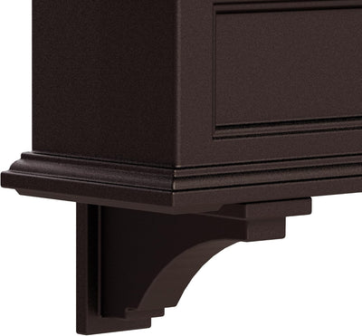 Soportes caja ventana Fairfield 2 Pzas color espresso