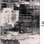Alfombra abstracta moderna suave 7x10ft color negro