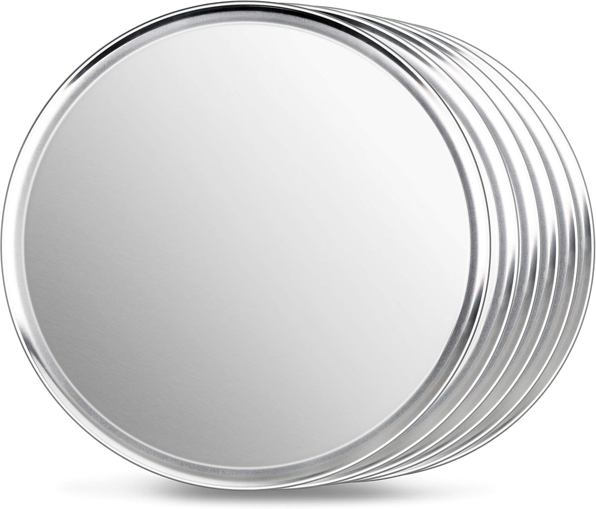 Charola pizza aluminio 45,7cm set 6