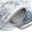 Alfombra antideslizante puerta 24x36 pulg gris azul lavable