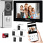 Sistema intercomunicación con monitor 7" HD cámara 1080P