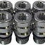 Adaptador A/C Schrader con núcleos reemplazables 25 pzas