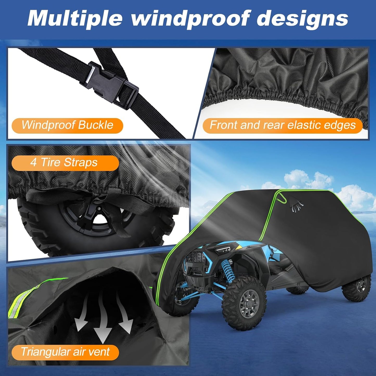 Funda UTV 4 plazas Polaris RZR 1000 XP impermeable