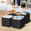 8 Pzas Cubos Almacenamiento Plegables 11" con Asas Tela