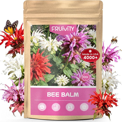 Semillas bálsamo abeja 4000 mezcla colores flores perennes sin OMG