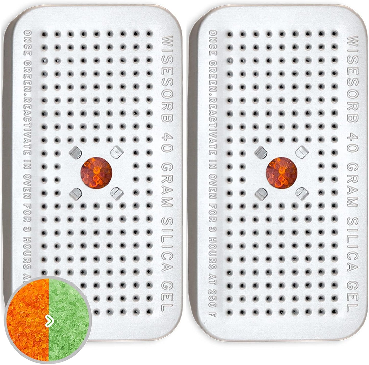 Recipientes desecantes y bolsas gel 1.41oz paquete 2