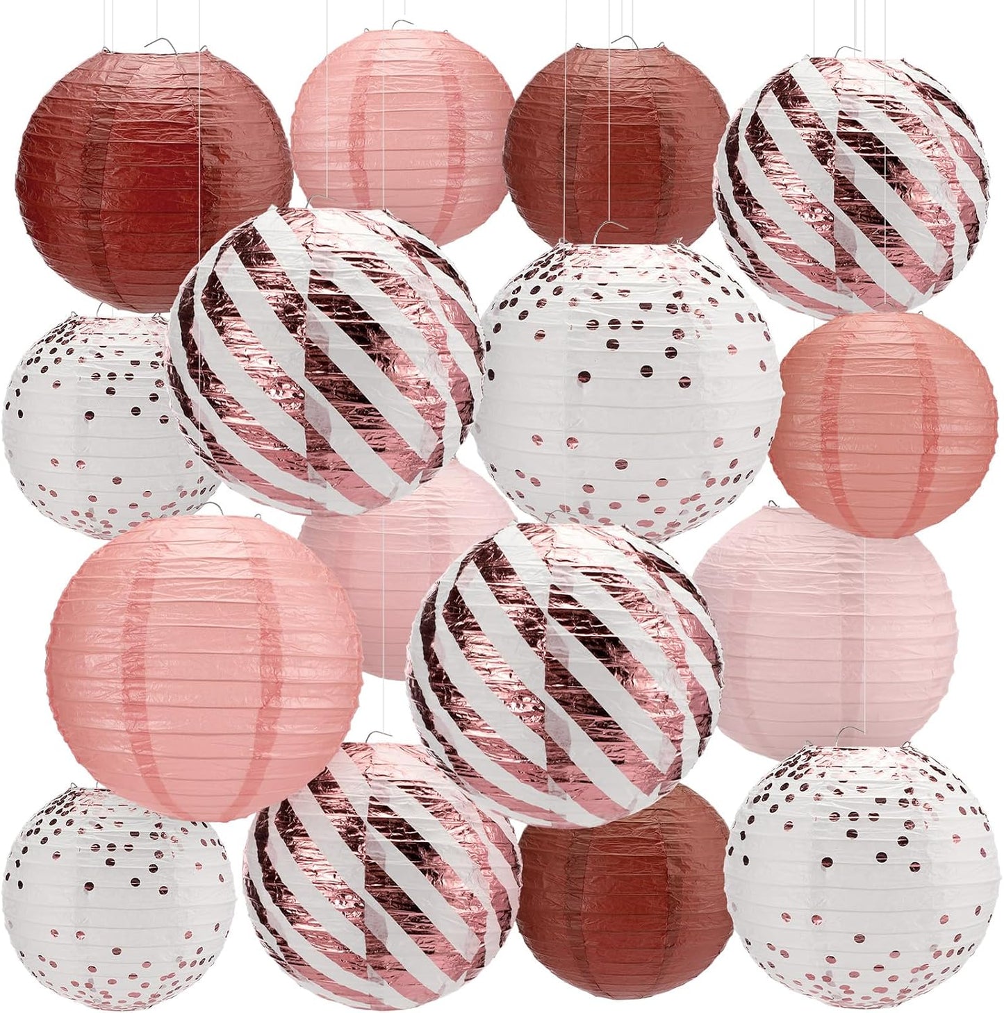 16 Linternas papel temáticas viajes decoración fiesta