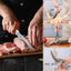 Tijeras cocina acero inox para carne mariscos pavo color plateado