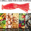 100 Pzas Bolsas Malla Reutilizables 24"