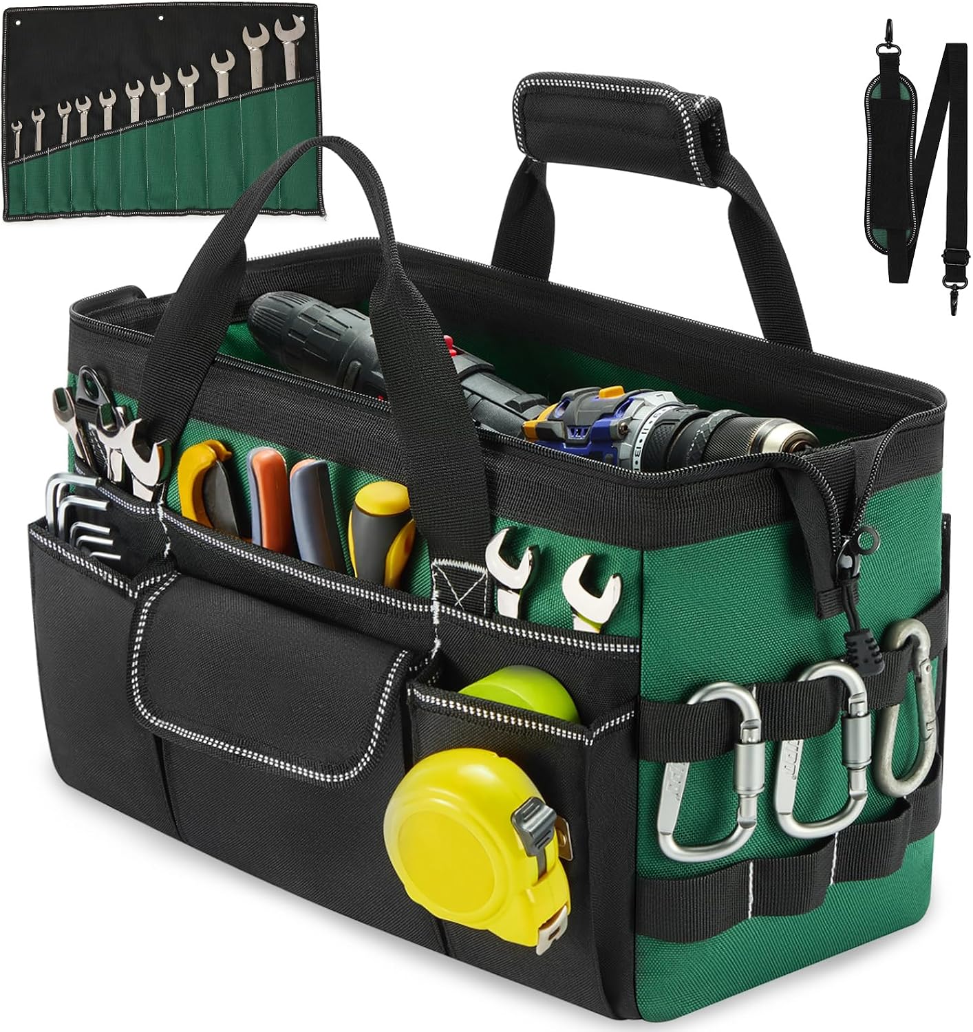 Bolsa herramientas con organiz. llaves base antiderrap