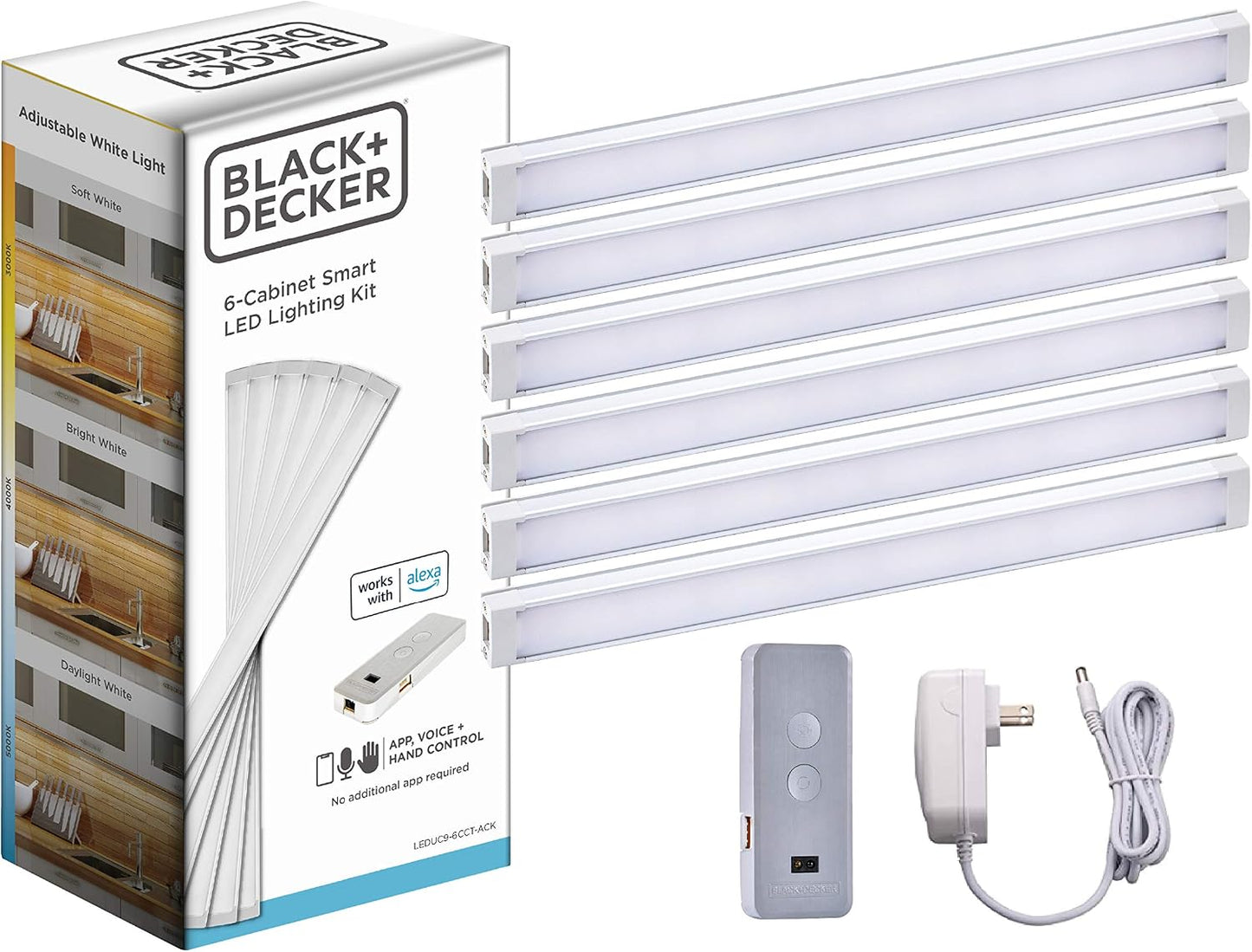 Barra LED 18pulg ajustable para kit Alexa Smart