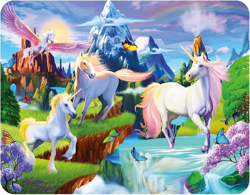 Imanes decorativos unicornio 3D para nevera y lavavajillas