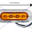 Luces LED barra ovalada 3.7" cromadas bisel IP67 sumergible