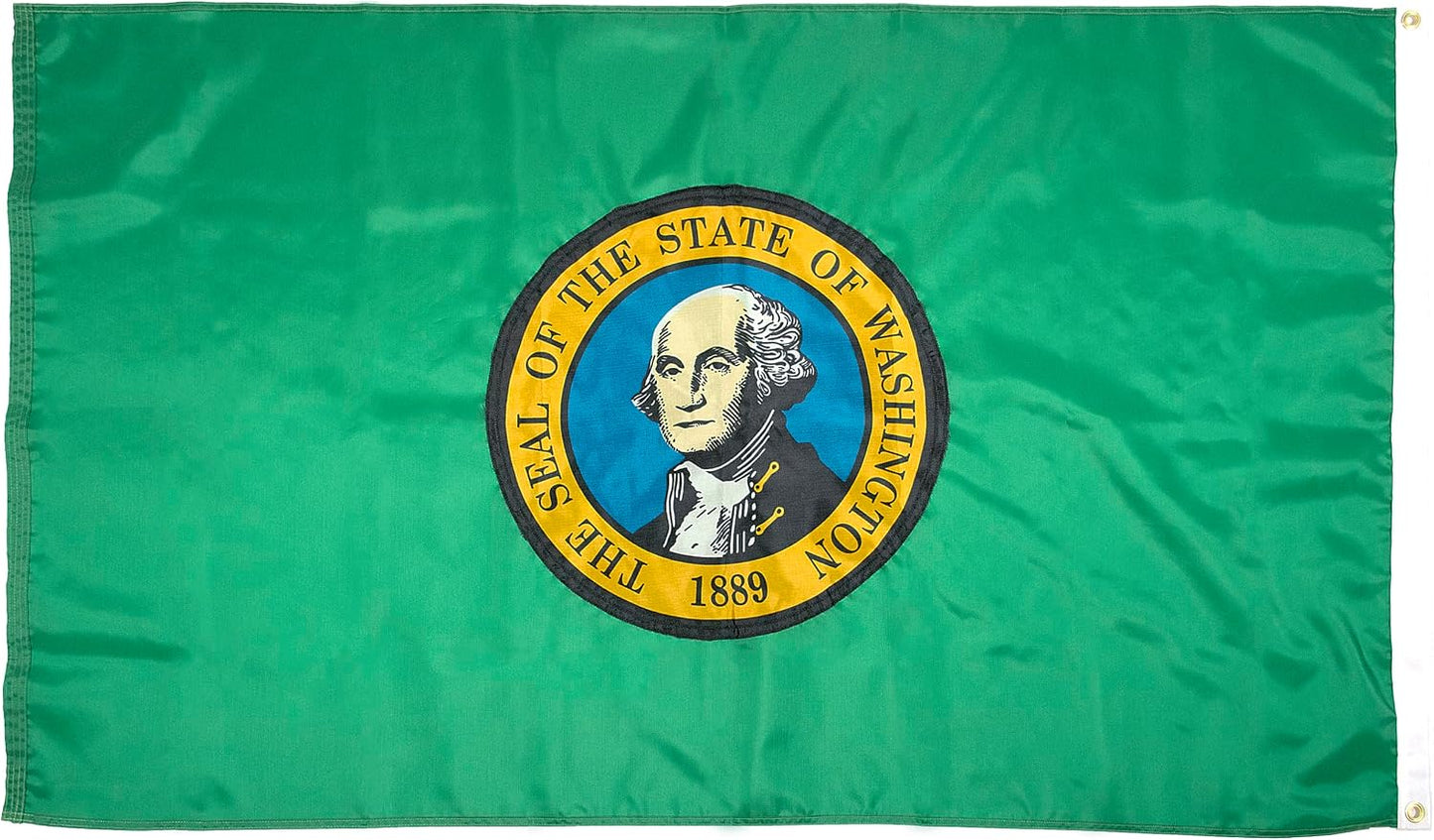 Bandera Washington nailon 200D FMAA resistente fabricada