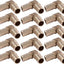 Codo 90 grados pack 25 accesorios plomería latón PEX