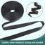 Correa soporte árboles cuerda nailon 65ftx1pulg 2200lb negro