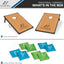 Set Cornhole MDF 2x3pies con asas 8 bolsas prémium