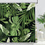 Cortina ducha selva hojas tropicales 72x84pulg impermeable