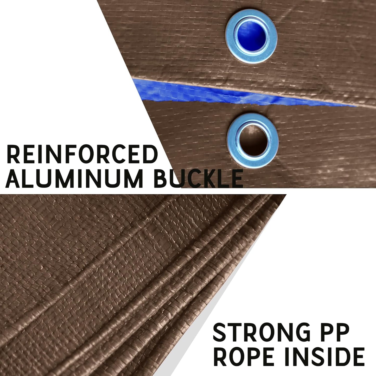 Lona impermeable polietileno 20x30pies reforzada UV