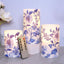Velas LED sin llama porcelana azul y blanca con control