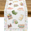 Camino de mesa Read Across America para fiesta de cumpleaños, cocina, comedor (13 x 90 pulgadas)