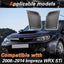 Cubierta bisel lateral parachoques Subaru WRX Sti fibra
