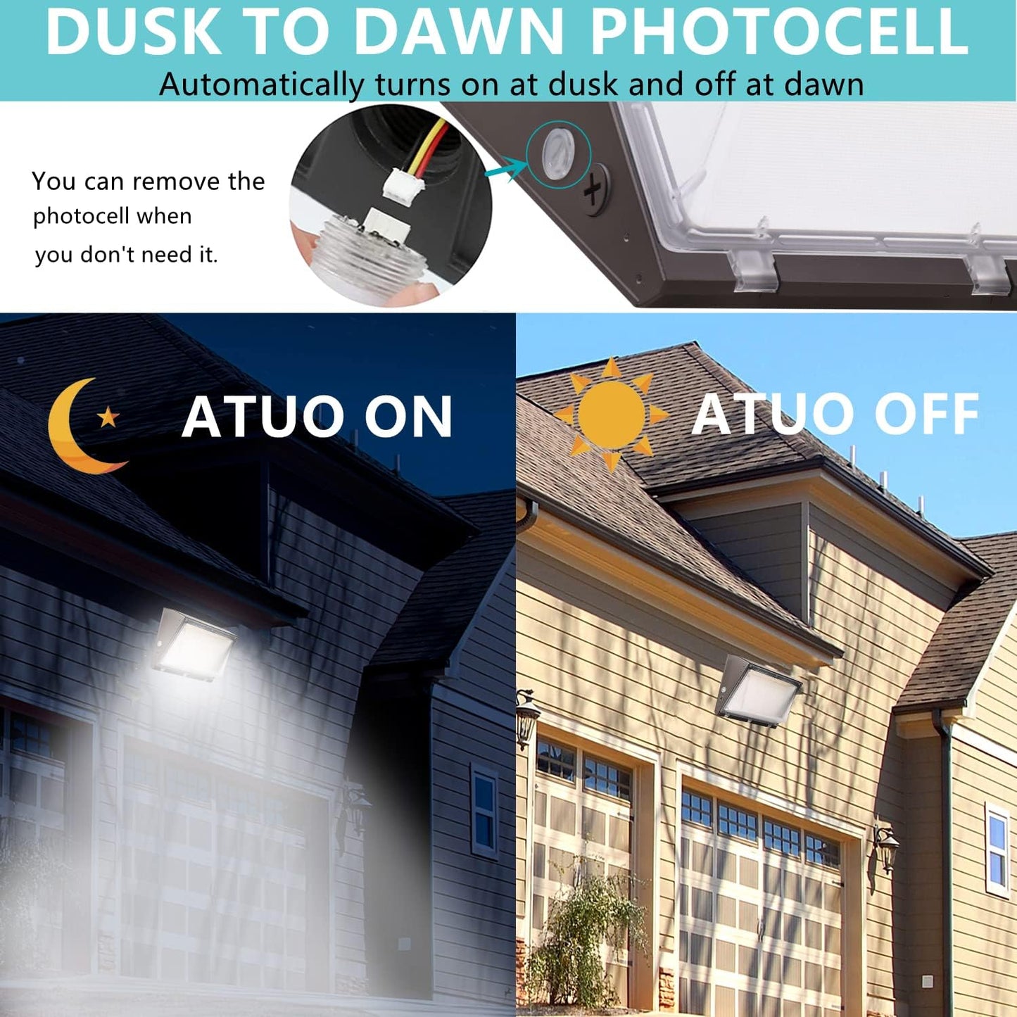 Luz LED regulable 80W 100-277V 5000K exterior