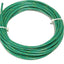 Cable MTW 8 AWG verde rayas amarillas cobre trenzado 25 ft