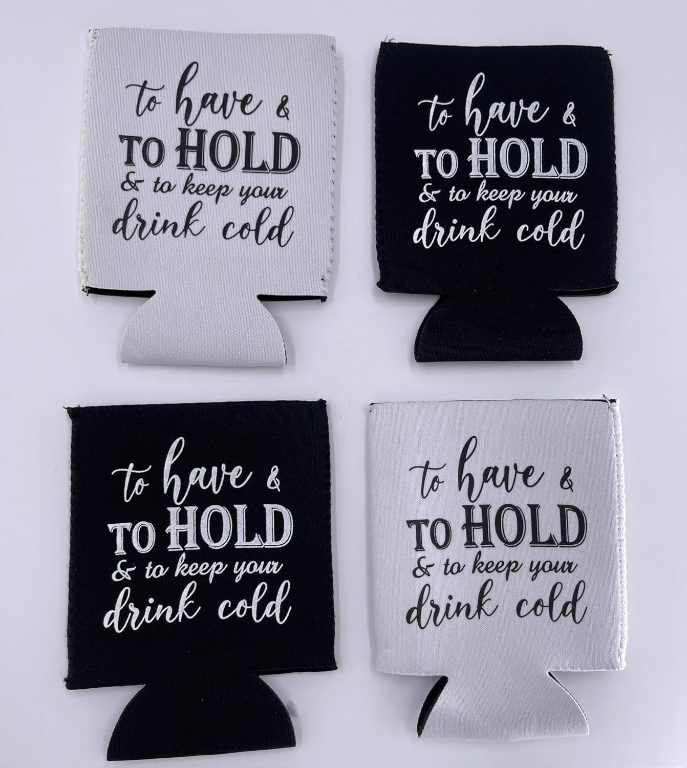 Enfriador latas neopreno plegable para bodas y fiestas
