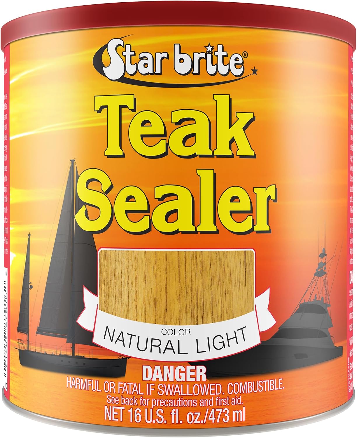 Sellador teca sin goteo protección duradera 16oz