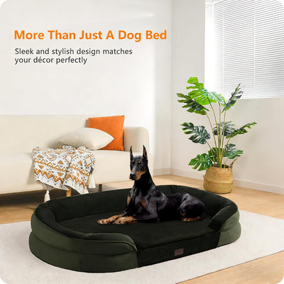 Cama ortopédica perro grande espuma gel con funda lavable