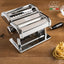 Máquina hacer pasta manual acero cromado manivela negra