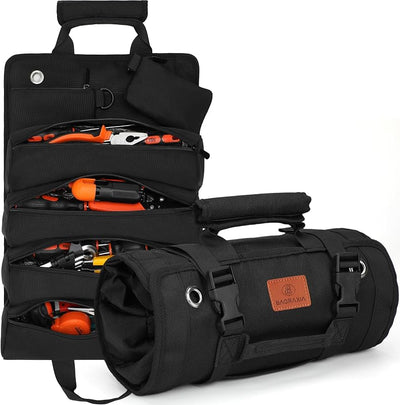Bolsa herramientas enrollable con 2 bolsas regalo hombre