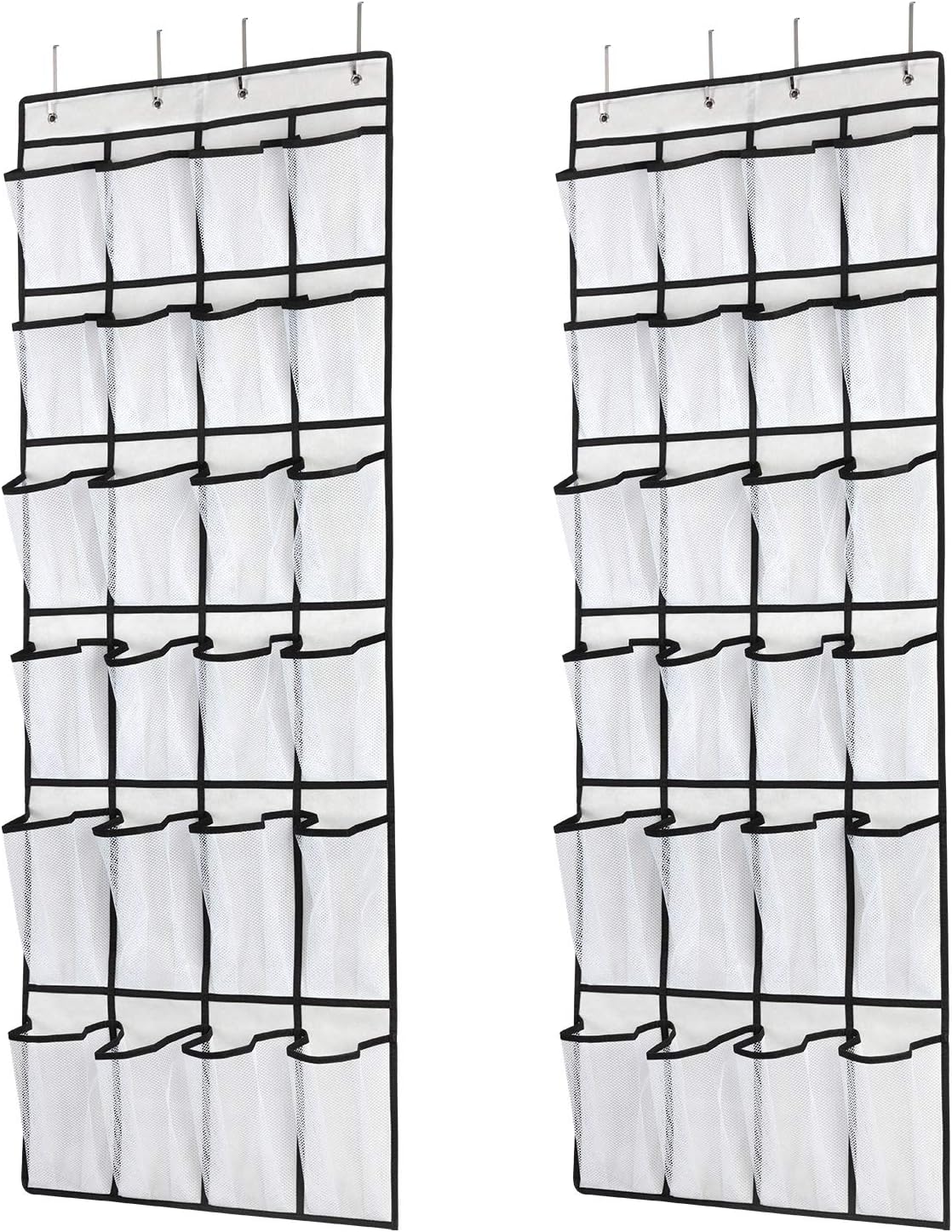 Organiz. zapatos colgante puerta 24 bolsillos malla