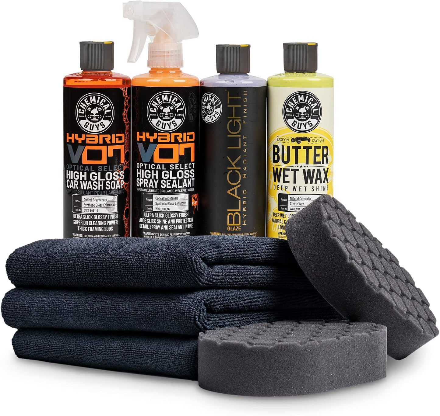 Kit cuidado auto 9 pzas