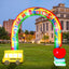 Arco inflable luces LED para fiestas y graduaciones arcoíris