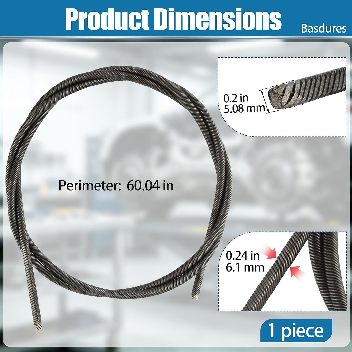 Eje flexible transmisión comp Echo C506