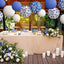 12 Faroles Chinoiserie 12pulg Estampado Porcelana Azul