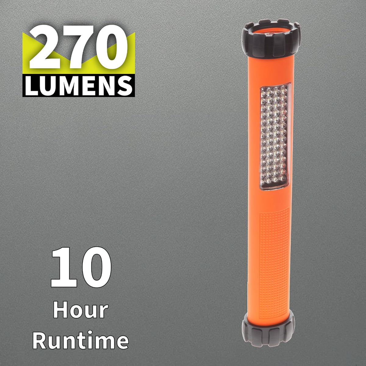 Linterna LED multiusos color naranja